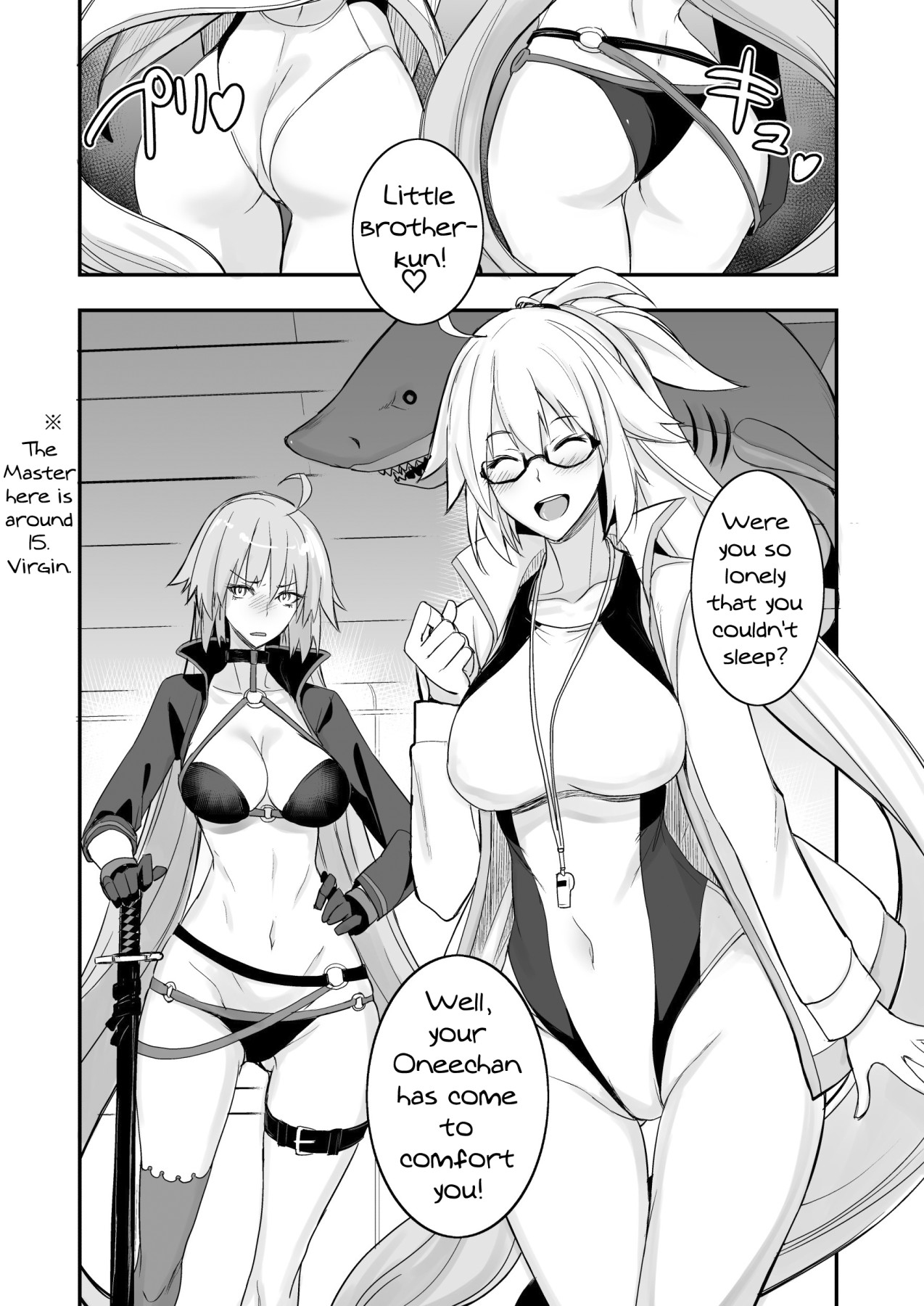 Hentai Manga Comic-W Jeanne vs Master-Read-2